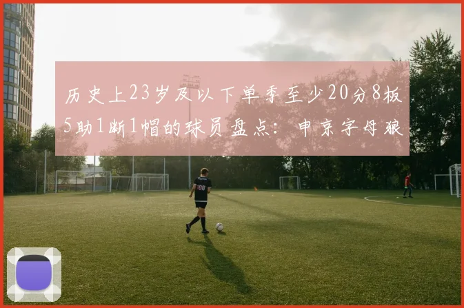 历史上23岁及以下单季至少20分8板5助1断1帽的球员盘点：申京字母狼王等人